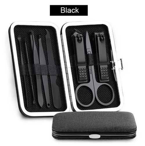 Professional nail care set stainless steel nail clipper set, gift for girls' wedding and birthday.