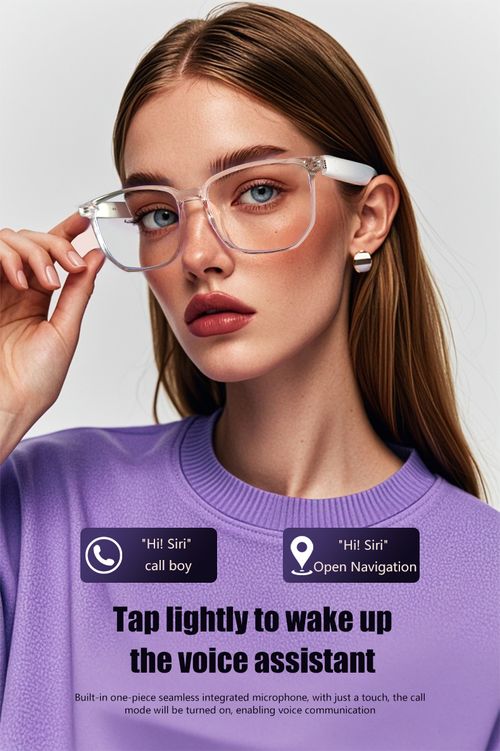Smart men's and women's glasses with speakers, outdoor sports headphones, wireless Bluetooth audio call sunglasses, music UV protection glasses, AI smart real-time translation.