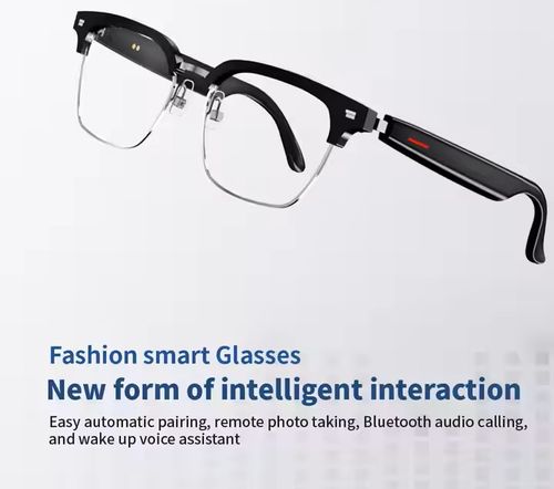 Smart men's and women's glasses with speakers, outdoor sports headphones, wireless Bluetooth audio call sunglasses, music UV protection glasses, AI smart real-time translation.