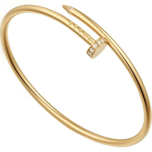 Fashion Stainless Steel Nail Bangle Bracelet Tarnish-Free Open Cuff for Women Kenya