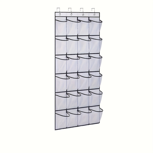 35-Pocket Over Door Shoe Organizer – Large Hanging Storage Bag for Shoes, Clothes & Home Items | Big Space Saver for   Bedroom & Closet