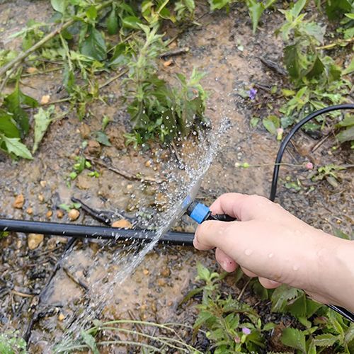 50‑Pack Adjustable Flow Stake Drip Sprinkler Emitters