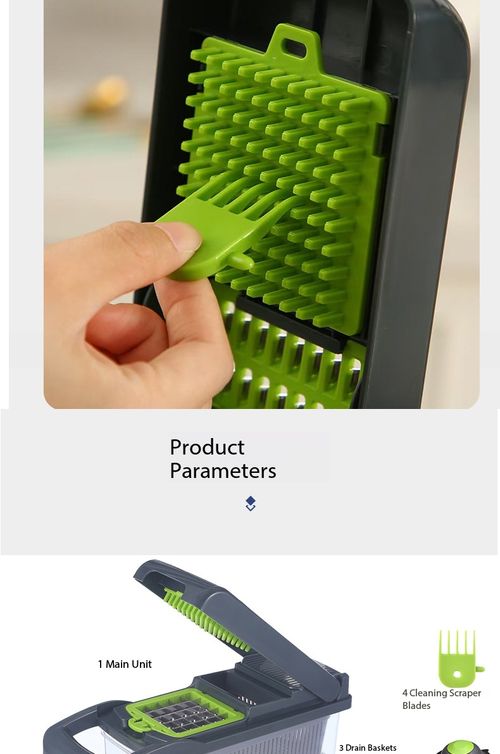 15-Piece Multifunctional Vegetable Cutter Slicer Grater Set with Container for Kitchen Kenya