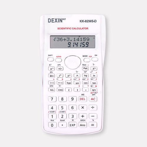 Student Supplies Kit (7-piece technical drawing kit, multi-function calculator, and 12 water-based pens)