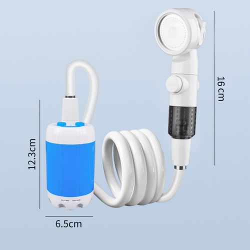 Portable Rechargeable Camping Shower Pump Wireless Outdoor Bathing Device for Dorm and Tent Kenya