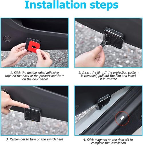 Wireless Car Door Projector Light Angel Wings Welcome Lamp Sensor Induction Auto Decoration Kenya