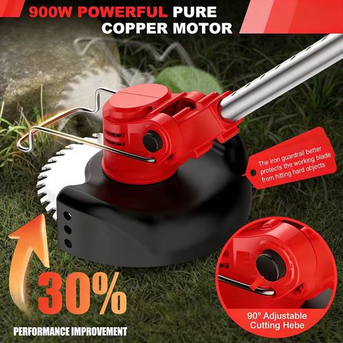 High-Power Lithium-Battery Lawn Mower — Long-Endurance Agricultural Weed Trimmer