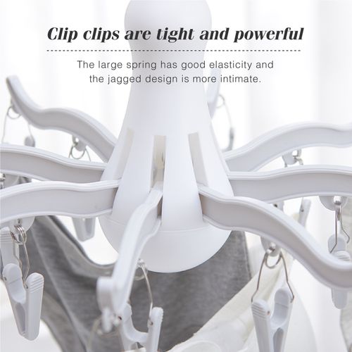Multipurpose Hanging Laundry Dryer with 16 Clothespins | Portable Underwear Socks Drying Hanger, Wholesale Available