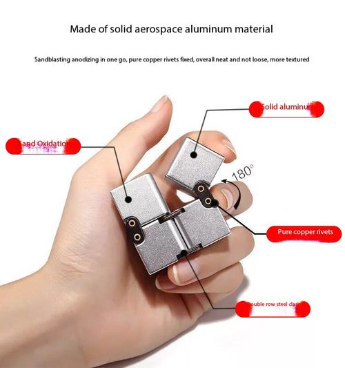 Premium Infinity Cube Fidget Toy Metal Alloy Foldable Stress Reliever Anti-Anxiety Focus Gift Box Kenya
