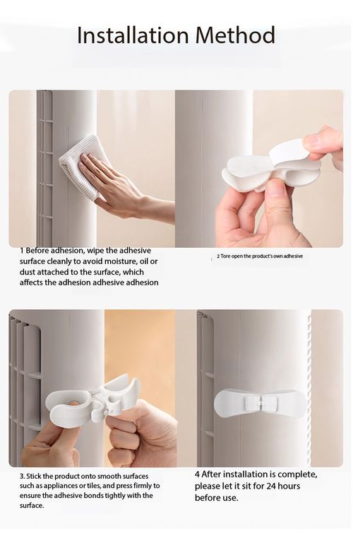 10 Pack Self-Adhesive Cable Organizers Cord Holders