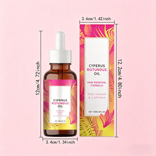 FLEXQW Nutgrass Essential Oil is used for hair removal  moisturizing  and soothing  as well as inhibiting body hair growth  suitable for all skin types.