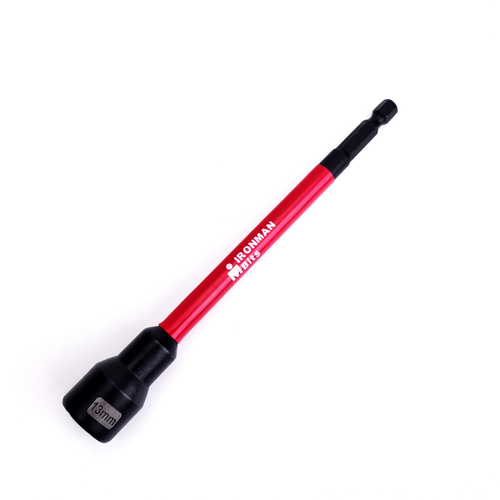 16PCS 150mm Long Impact Socket Set — Magnetic Anti-Shock Deep Socket Wrench Kit for Car Repair