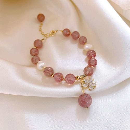 New Floral Bead Sunflower Bracelet for Women in Pastel Colors