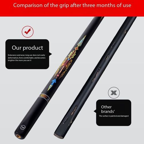 Pro Tournament Pool Cue - High-Performance Billiard Shaft with Low Deflection, Perfect for Serious Players
