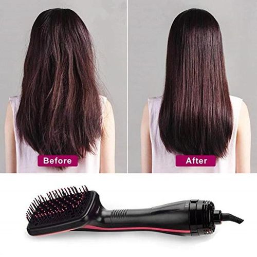 2 in 1 Hair Dryer Brush, Negative Ion Hair Dryer Brush, Hot Air Brush, Hair Styling Tool for Women & Girls, Hairdressing Tool, Hair Dryer Blower