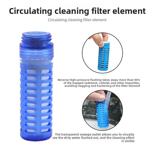 Portable Water Filter Bottle  Purifies Water, Removes Sediment & Odor, Safe Drinking Water for Home, Travel, Camping & Outdoor Activities