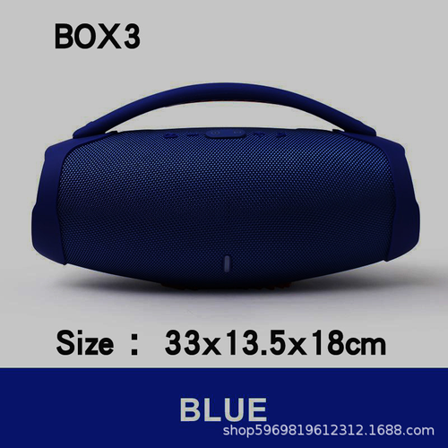 BOOMS BOX3 MINI Wireless Bluetooth Speaker – Portable Outdoor Bass Speaker with Handle, Waterproof, Deep Bass, Long   Battery Life