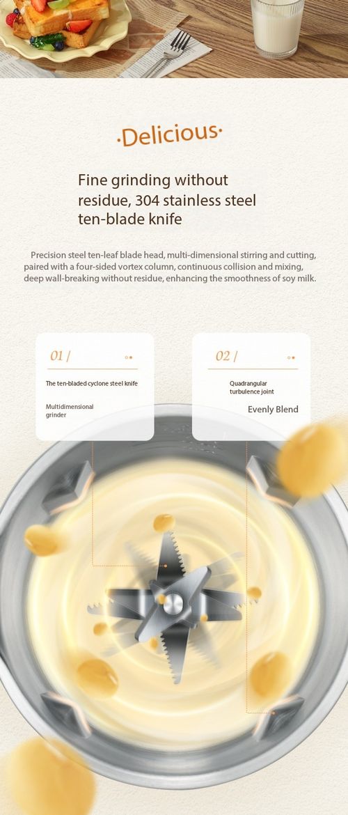 Multi-functional Quiet Soy Milk Maker Filter-Free No Soak Needed Smart Blender for Home Kenya