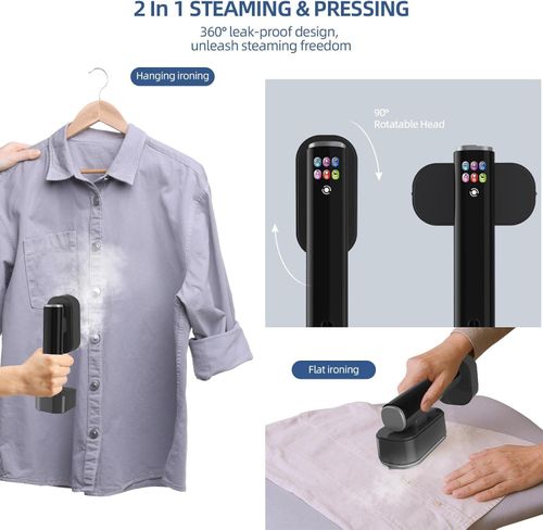 2-in-1 Handheld Garment Steamer 1300W Powerful Steam Iron for Hanging and Flat Ironing Kenya