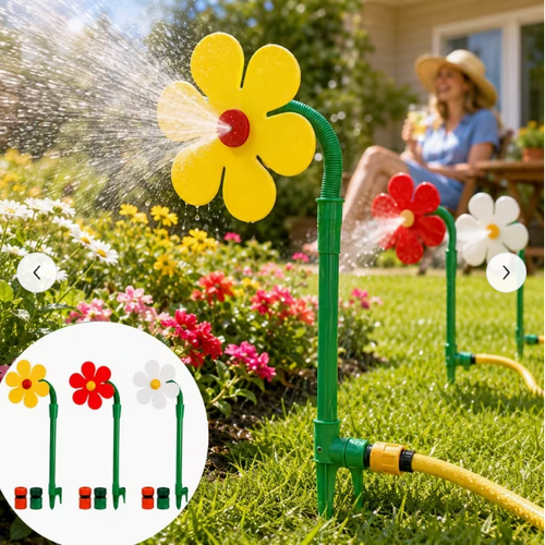 Sun shower head water sprayer, oscillating shower head water sprayer, garden children's play water sprayer