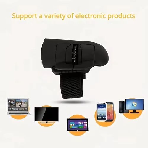 Creative 2.4G Wireless Finger Mouse – Mini Bluetooth Ring Mouse for PC, Smartphone, and Tablet (Hands-Free Lazy-Style)