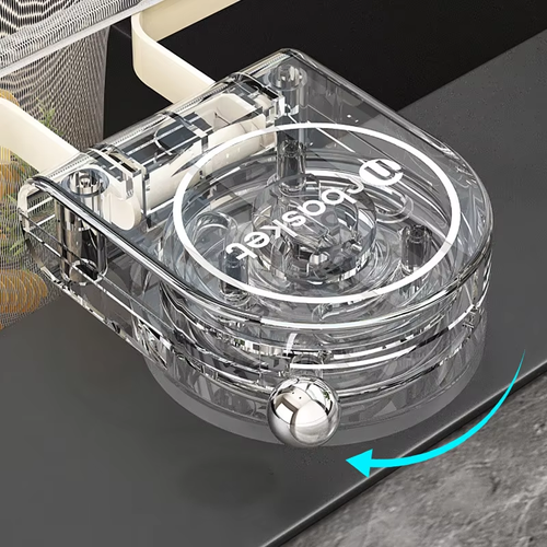 Suction-Cup Kitchen Sink Strainer Rack — Anti-Clog Food Scraps Filter & Draining Basket for Kitchen Waste