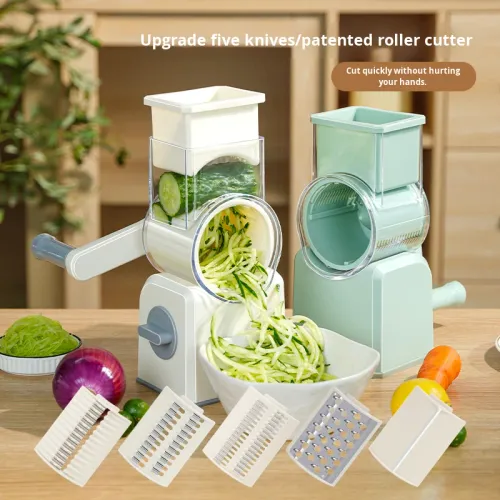 Multifunctional Vegetable Cutter Slicer (Hand-Cranked)