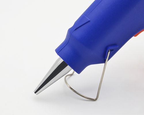 20W Hot Glue Gun UK Plug  Compact Portable Dispenser for 7mm Glue Sticks  Features Power Switch and Protective Nozzle Design.
