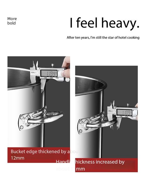 30cm×30cm Thickened Stainless Steel Stock Pot With Lid