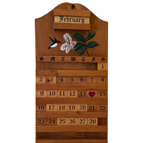 Festive Wooden Calendar, Wall Decor, DIY Assembly