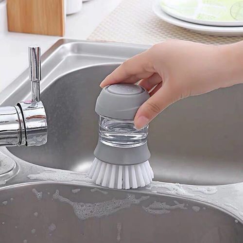 Liquid Storage Dish Washing Brush with Storage Base