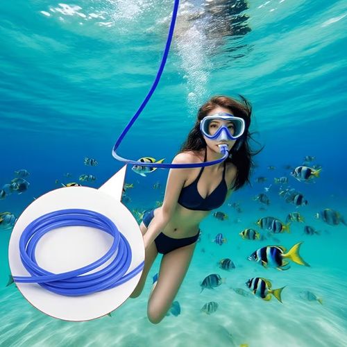 Portable Surface Snorkel Breathing Tube Silicone Anti-Leak Valve Underwater Swimming Training Tool Kenya