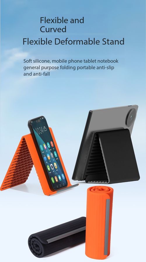 Flexible Silicone Foldable Phone Tablet Laptop Stand