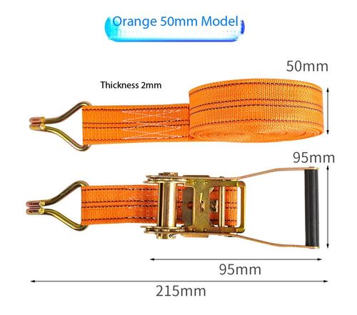 8m Heavy Duty Ratchet Tie Down Strap