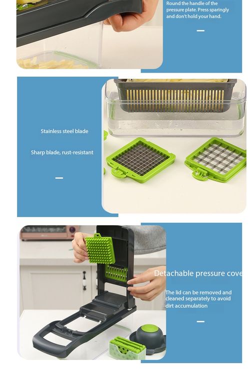 15-Piece Multifunctional Vegetable Cutter Slicer Grater Set with Container for Kitchen Kenya