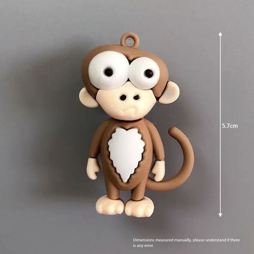 8 Pcs Cute 3D Cartoon Animal Magnets