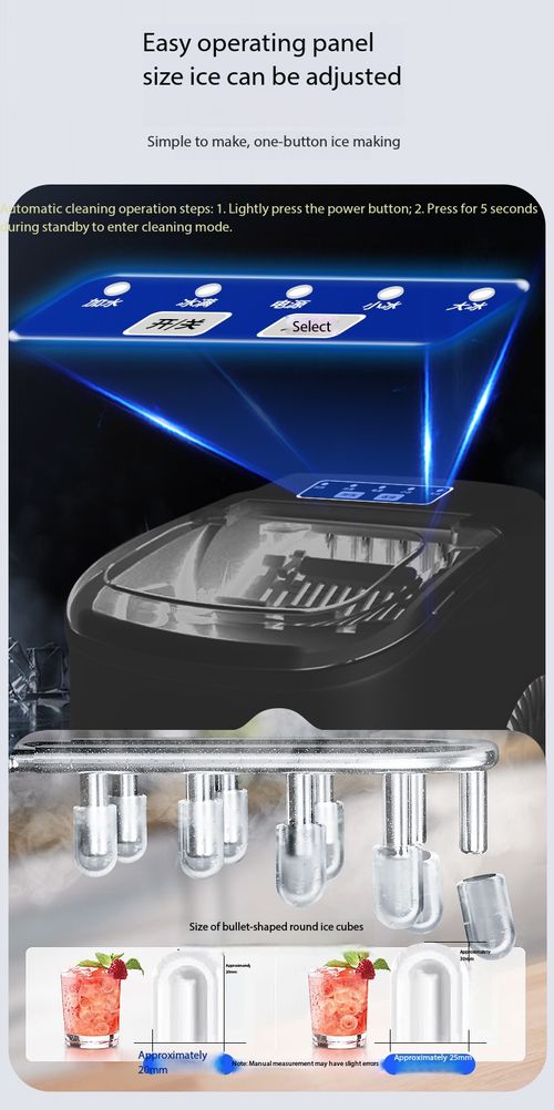 Portable Countertop Ice Maker Machine Fast Ice Making with Auto-Clean for Home and Bar Kenya