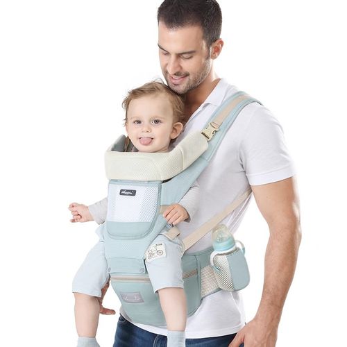 Versatile, lightweight baby carrier supporting 15 carrying positions. Minimalist-style front-facing horizontal carrier—a hands-free carrying solution | Factory direct.
