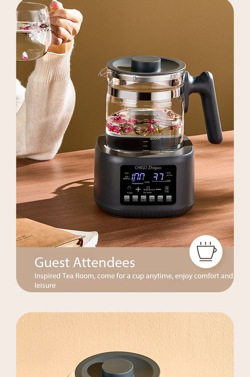 Automatic Steam Tea Brewer Constant‑Temperature Health Kettle 1.3L