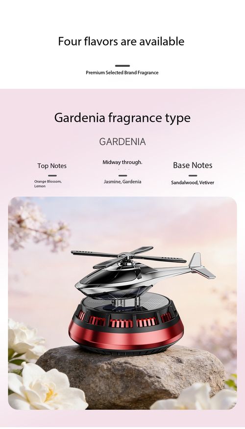 Solar Powered Rotating Helicopter Car Air Freshener Aromatherapy Ornament Dashboard Decoration Kenya