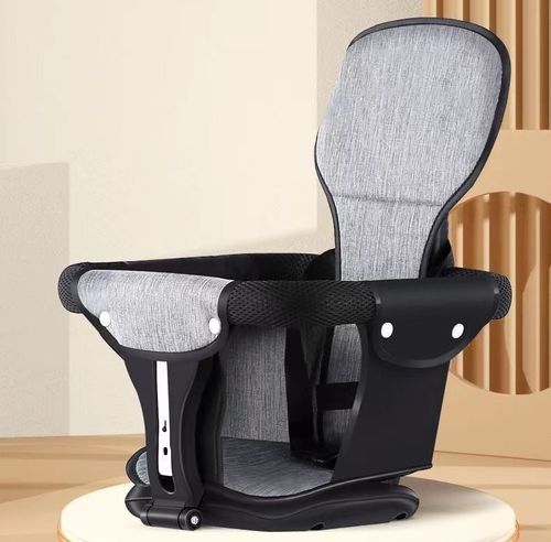 Folding baby stroller with a stainless steel frame, capable of supporting a weight of 22 kg.
