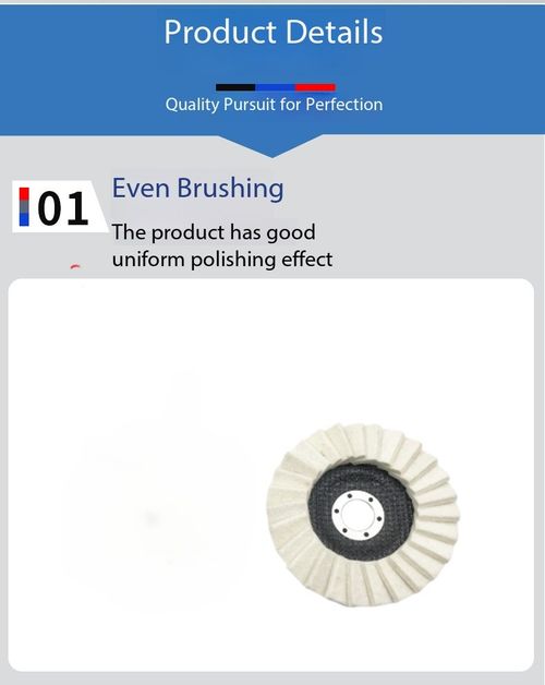 3 Pack Fine Felt Flap Polishing Disc, Angle Grinder Buffing Wheel