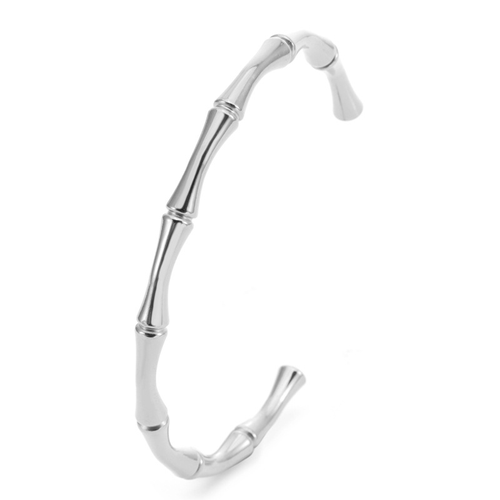 Premium Titanium Steel Bamboo Bracelet Pair Gold and Silver Set Only 3800 KES Kenya Jewelry
