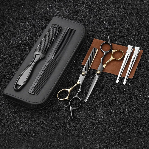 13-Piece Haircutting Scissor Set — Professional-Grade Hair Cutting Kit (Including Shears), 6.5-Inch Scissor Set, Suitable for Men, Women, and Children, as well as Salon and Home Use