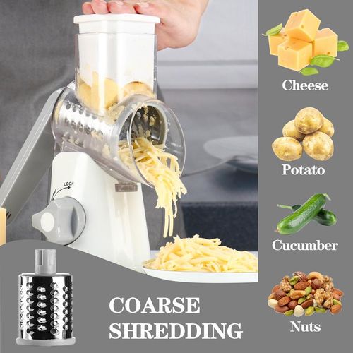 3-in-1 Rotary Kitchen Vegetable Slicer