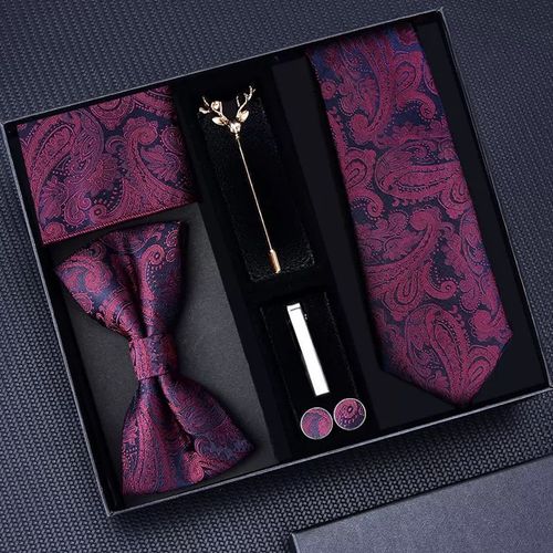 Necktie Gift Set (for weddings, gifts for fathers, students)