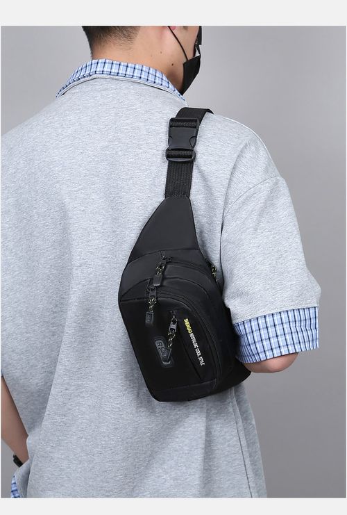 Unisex Water‑Resistant Multi‑Purpose Waist Bag, Adjustable Crossbody Chest Fanny Pack with Multiple Pockets