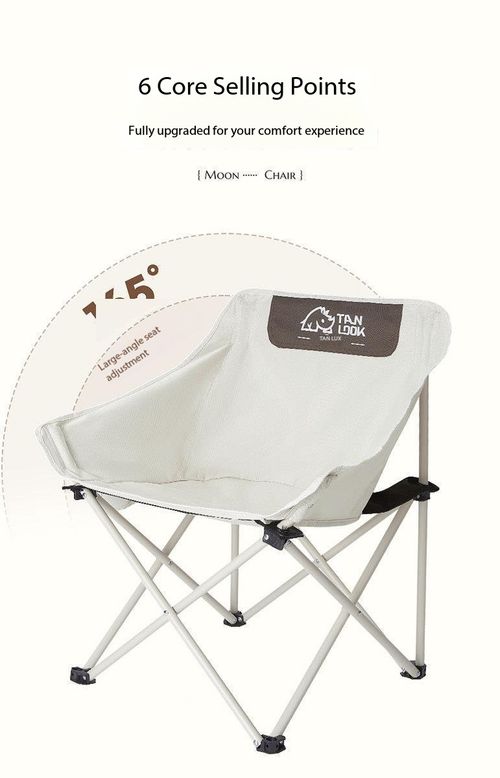 Ultra-Light Portable Folding Moon Chair High Load-Bearing Outdoor Camping Seat for Kenya
