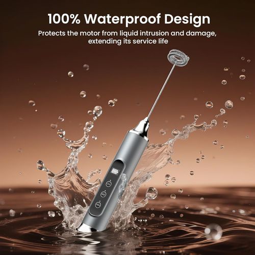 This is a 2in1 USB rechargeable mini electric whisk, featuring three adjustable speed settings. Equipped with a stainless steel whisking head, this handheld electric mixer effortlessly whips egg whites and cream, and creates perfect coffee foam. Thanks to its compact portable and cordless design combined with its easy to clean nature it is the ideal choice for your home baking and daily coffee making needs Enjoy fast delivery within 3 to 5 days helping you tackle every kitchen task with ease!