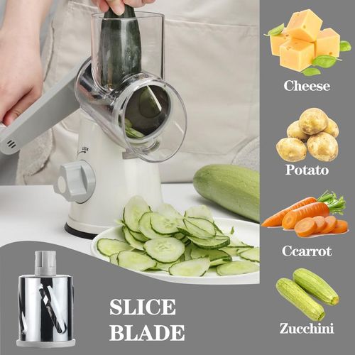 3-in-1 Rotary Kitchen Vegetable Slicer